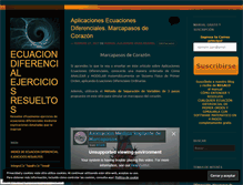 Tablet Screenshot of ecuaciondiferencialejerciciosresueltos.com